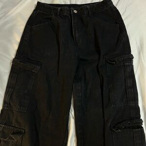 Stylish Black Cargo Pants